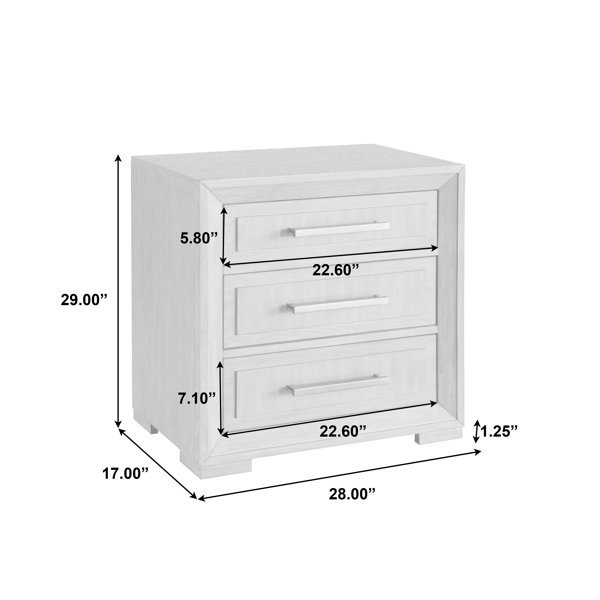 Scott Living Gramercy Nightstand with USB Wayfair